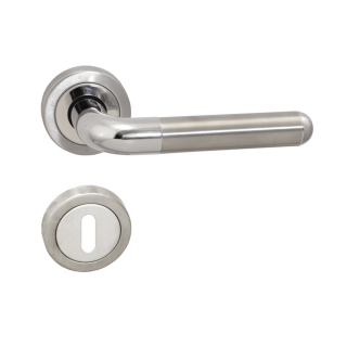 KVAKA BI-COLOR V ROZETA INOX SOBNI KLJUČ 13491 