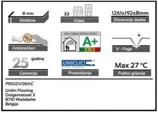 LAMINAT  8mm/Kl.32 LOC 60518x KAMBALA p=2,179 m2 