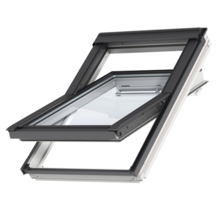 VELUX PREMIUM KROVNI PROZOR, BIJELA BOJA, GORNJA RUČKA, STAKLO 68 
