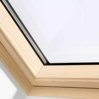 VELUX PREMIUM KROVNI PROZOR, BEZBOJNI LAK, GORNJA RUČKA, STAKLO 70 