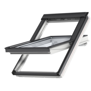VELUX PREMIUM KROVNI PROZOR, BIJELI POLIURETAN, GORNJA RUČKA, STAKLO 68 