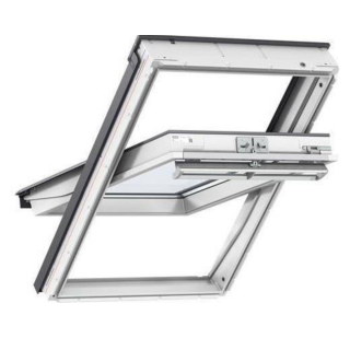 VELUX PREMIUM KROVNI PROZOR, BIJELI POLIURETAN, GORNJA RUČKA, STAKLO 68 