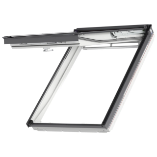 VELUX PREMIUM KROVNI PROZOR, BIJELA BOJA, DVOSTRUKI OVJES, DONJA RUČKA, STAKLO 68 