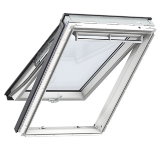 VELUX PREMIUM KROVNI PROZOR, BIJELA BOJA, DVOSTRUKI OVJES, DONJA RUČKA, STAKLO 70 