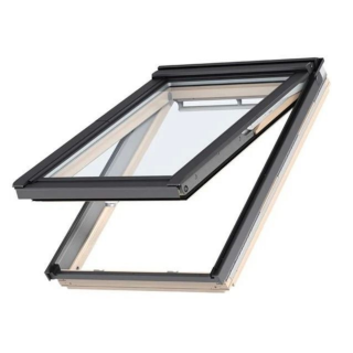 VELUX PREMIUM KROVNI PROZOR, BEZBOJNI LAK,DVOSTRUKI OVJES, DONJA RUČKA, STAKLO 68 