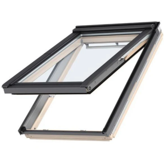 VELUX PREMIUM KROVNI PROZOR, BEZBOJNI LAK,DVOSTRUKI OVJES, DONJA RUČKA, STAKLO 70 