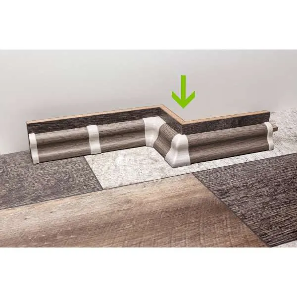 PVC KUT VANJSKI ZA LETVICU P71 BIJELI 