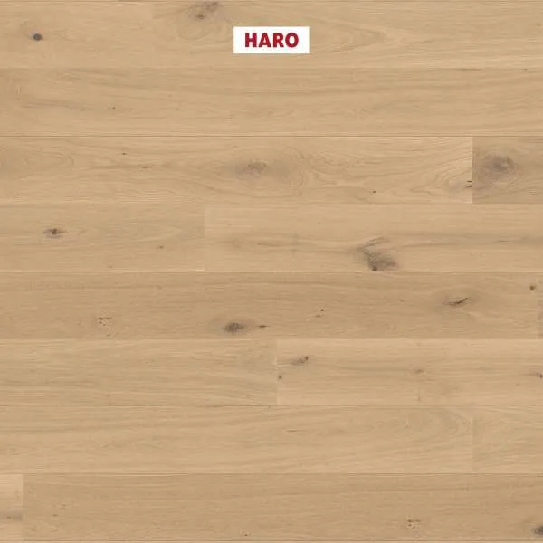 PARKET PANEL 1-S HARO HRAST LIGHT WHITE Universal 2V lakMAT 534 603 x 12/180/2200 mm p=2,38 m2 