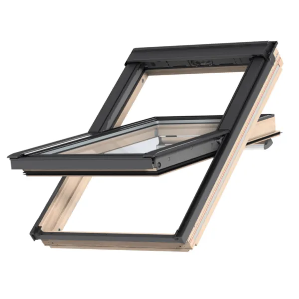 VELUX PREMIUM KROVNI PROZOR, BEZBOJNI LAK, GORNJA RUČKA, STAKLO 70 