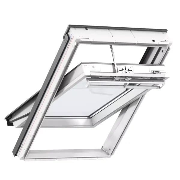 VELUX PREMIUM KROVNI PROZOR, BIJELI POLIURETAN, ELEKTRIČNO NAPAJANJE, STAKLO 68 