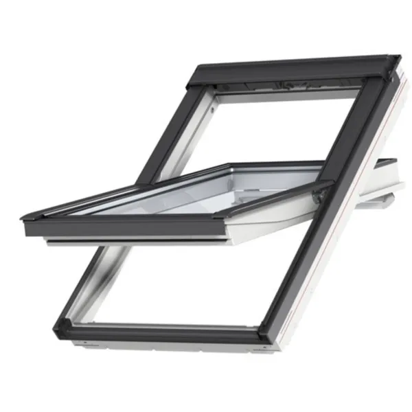 VELUX PREMIUM KROVNI PROZOR, BIJELI POLIURETAN, GORNJA RUČKA, STAKLO 68 