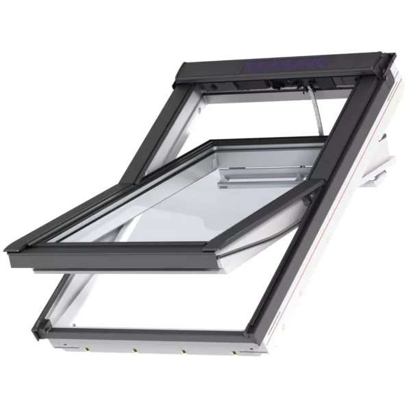 VELUX PREMIUM KROVNI PROZOR, BIJELI POLIURETAN, SOLARNO NAPAJANJE, STAKLO 70 