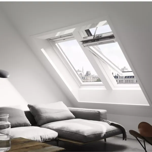 VELUX PREMIUM KROVNI PROZOR, BIJELI POLIURETAN, SOLARNO NAPAJANJE, STAKLO 70 