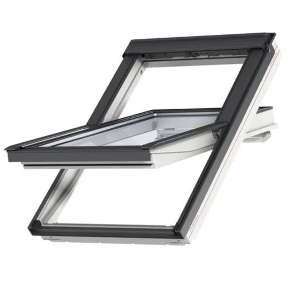 VELUX PREMIUM KROVNI PROZOR, BIJELI POLIURETAN, GORNJA RUČKA, STAKLO 70 