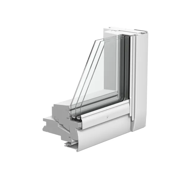 VELUX STANDARD PLUS KROVNI PROZOR, BIJELI POLIURETAN, DONJA RUČKA, STAKLO 61 