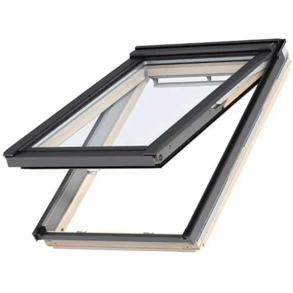 VELUX PREMIUM KROVNI PROZOR, BEZBOJNI LAK,DVOSTRUKI OVJES, DONJA RUČKA, STAKLO 70 