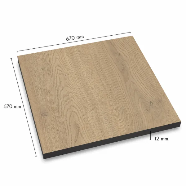 PLOČE ZA STOLOVE HPL COMPACT 670x670mm 