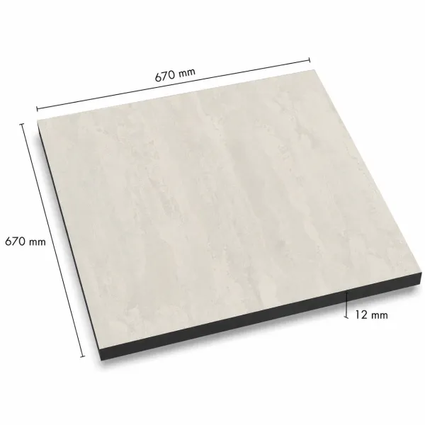 PLOČE ZA STOLOVE HPL COMPACT 670x670mm 