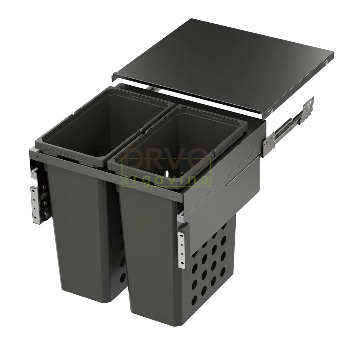 KOŠARA ZA RUBLJE KB600 H550 2x44 litre LAVA 103381952 