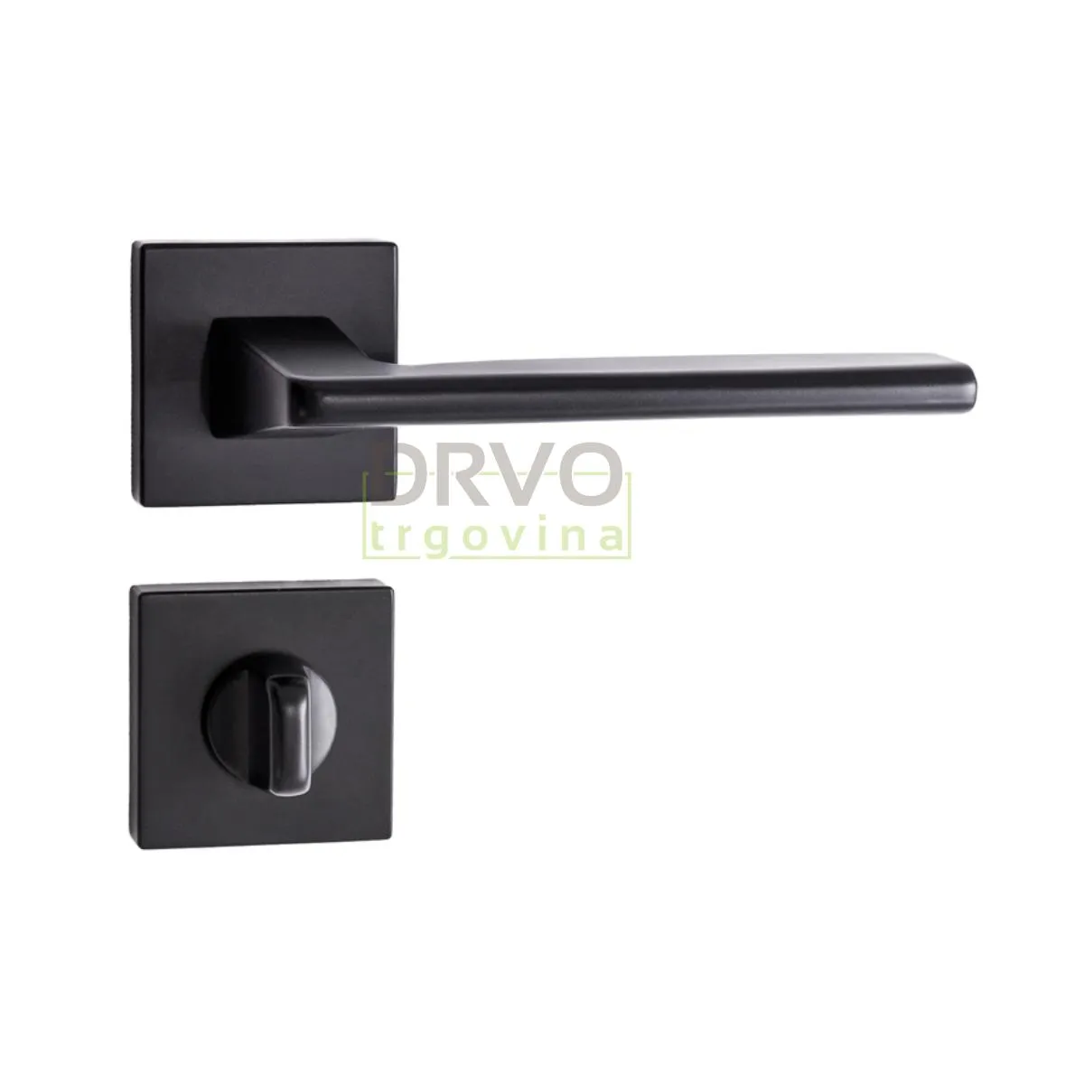 KVAKA ELITE CRNA MAT ROZETA WC 20460 