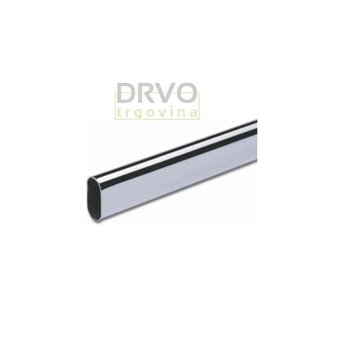 GARDEROBNA CIJEV OVALNA 103385050/385049 KROM 