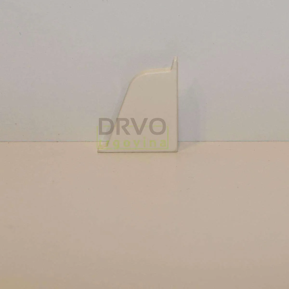 PVC ZAVRŠETAK DESNI x ZA LETVICU ZA RADNU PLOČU BIJELI 