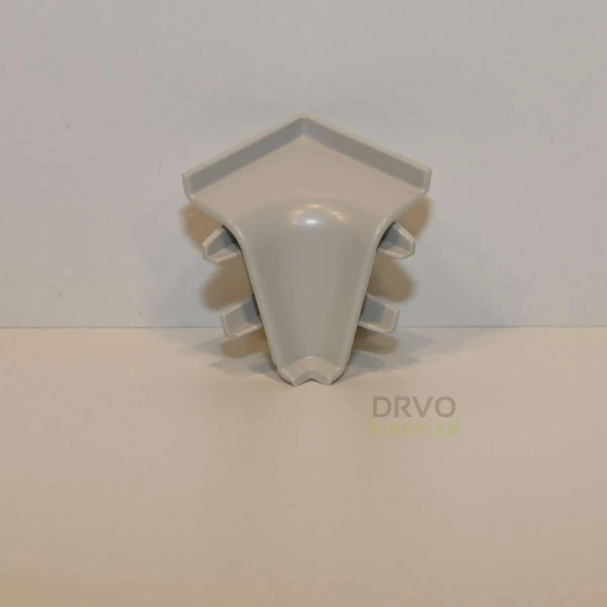PVC KUT UNUTARNJI x ZA LETVICU ZA RADNU PLOČU SIVI 12523691010/98102 