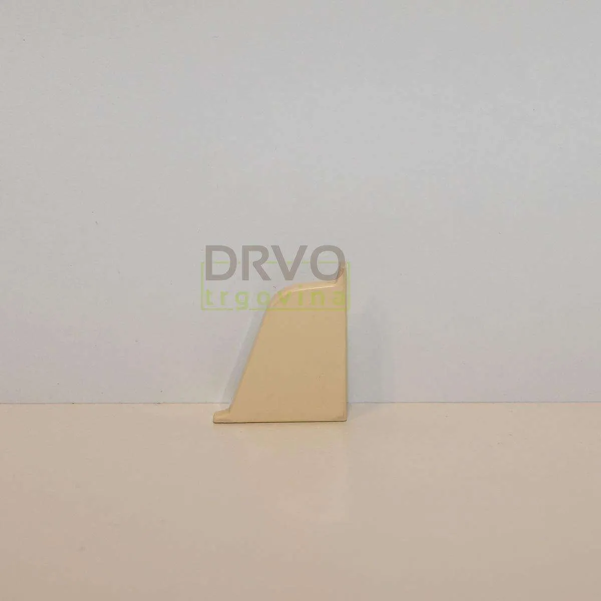 PVC ZAVRŠETAK DESNI x ZA LETVICU ZA RADNU PLOČU KREM 