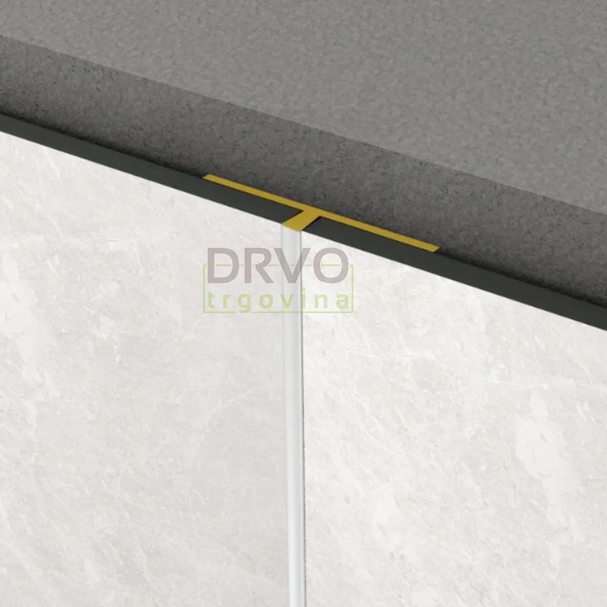 SPOJNI PROFIL SLIM ROCKO BIJELI 2800mm 
