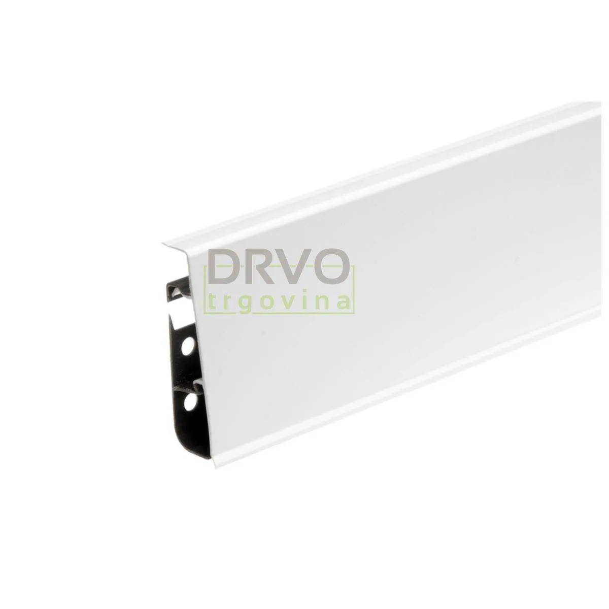 PVC LETVICA ZA LAMINAT HI LINE PRESTIGE 75mm P089/P9003 BIJELA 2,5m R123/R109 