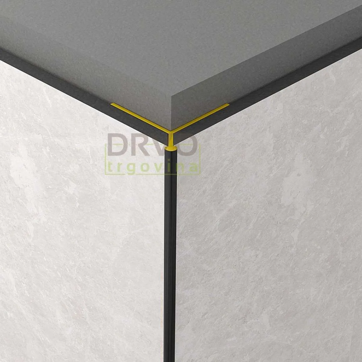 VANJSKI PROFIL A KUT 45 ROCKO BIJELI 2800mm 