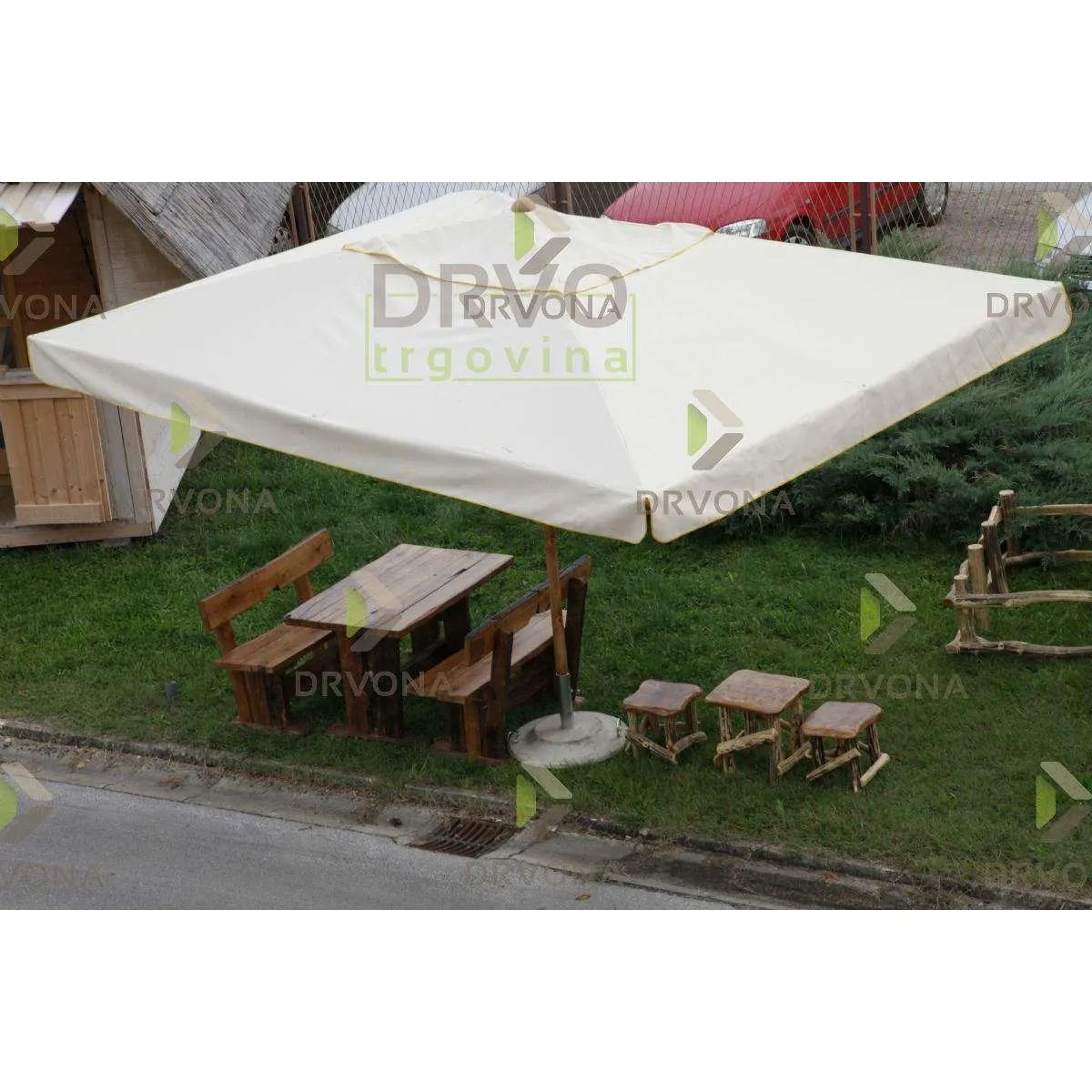 DRVENI SUNCOBRAN 300/300cm 