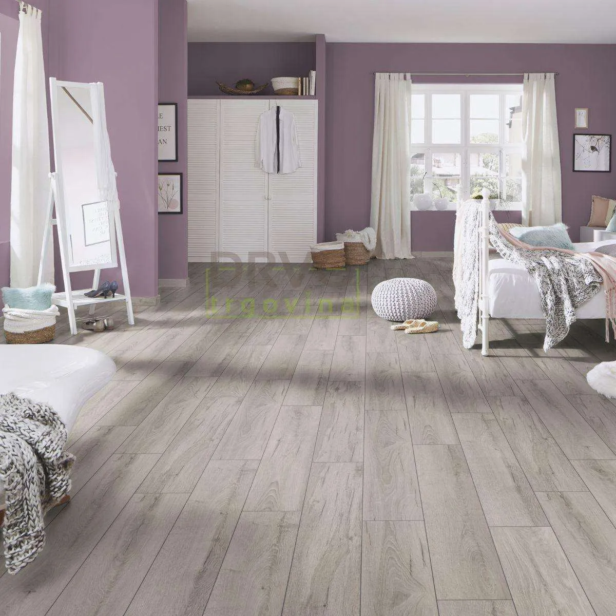 LAMINAT  8mm/Kl.32 VARIOSTEP CLASSIC V FUGA K418x HRAST LONGBOW, RASPOLOŽIVO 2,2204m2 