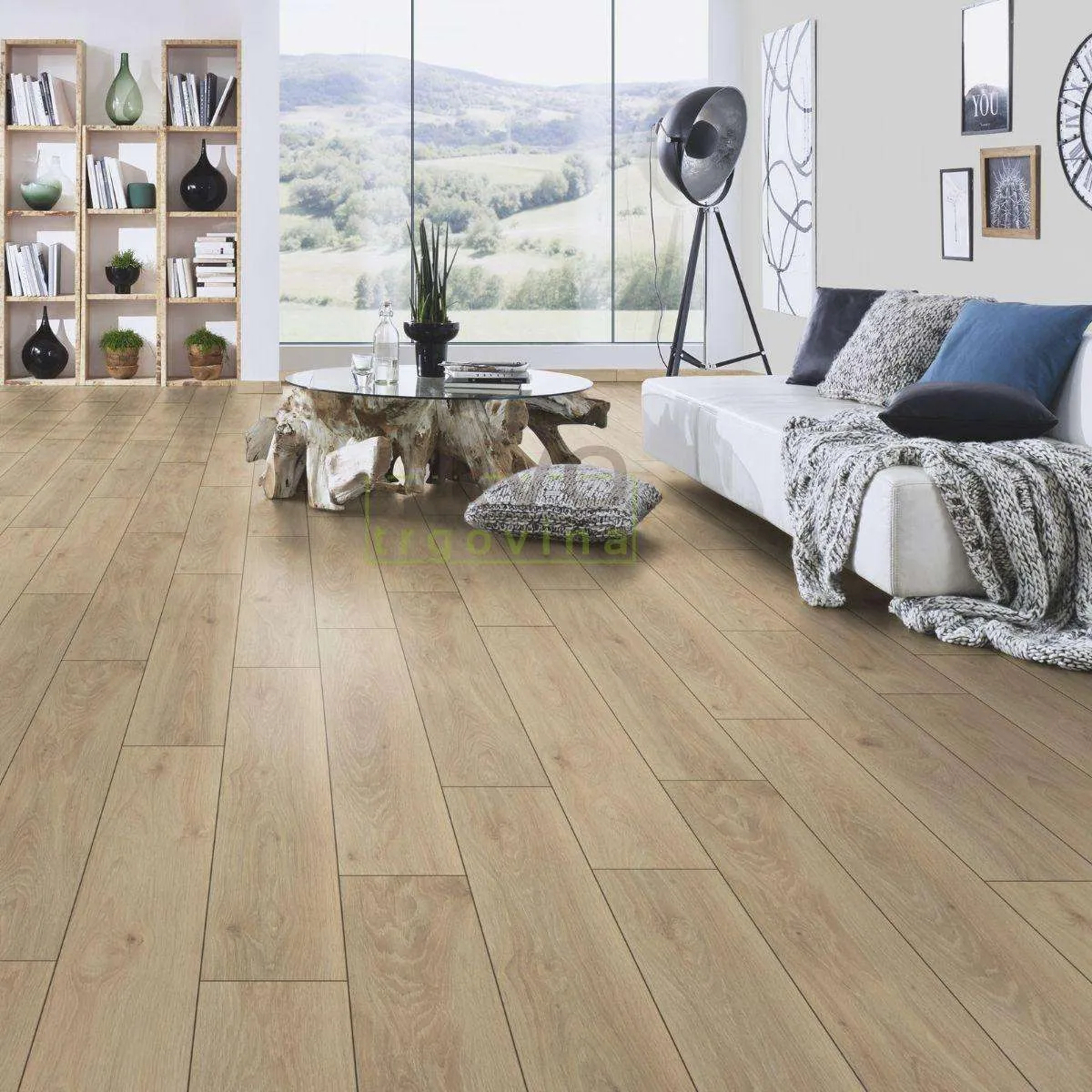LAMINAT 12mm/Kl.33 KRONOSTEP PURE+ V FUGA K625x HRAST PISTACIO p=1,507 m2 