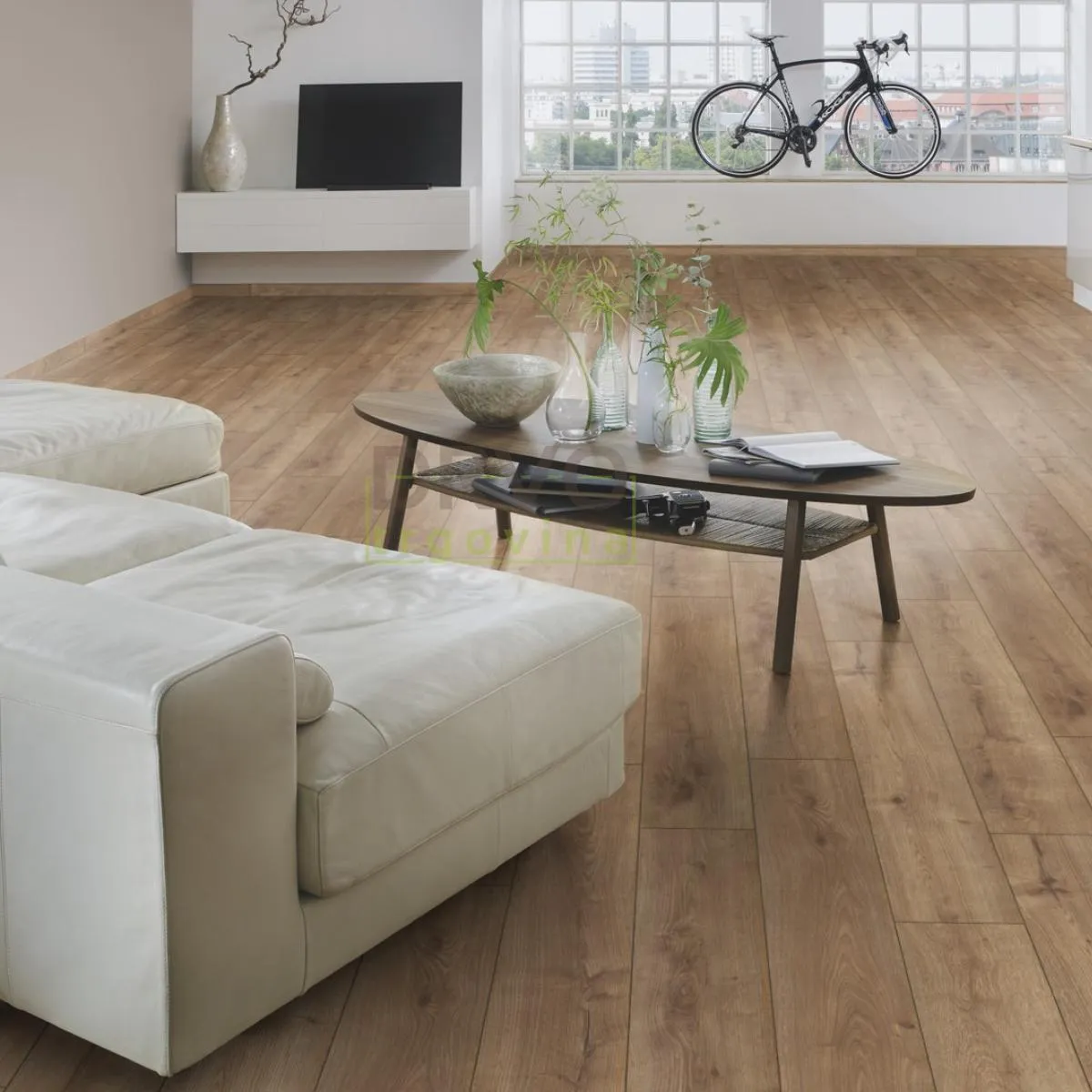 LAMINAT 10mm/Kl.33 KRONOSTEP PURE+ V FUGA K327x HRAST HILLSIDE p=1,89 m2 