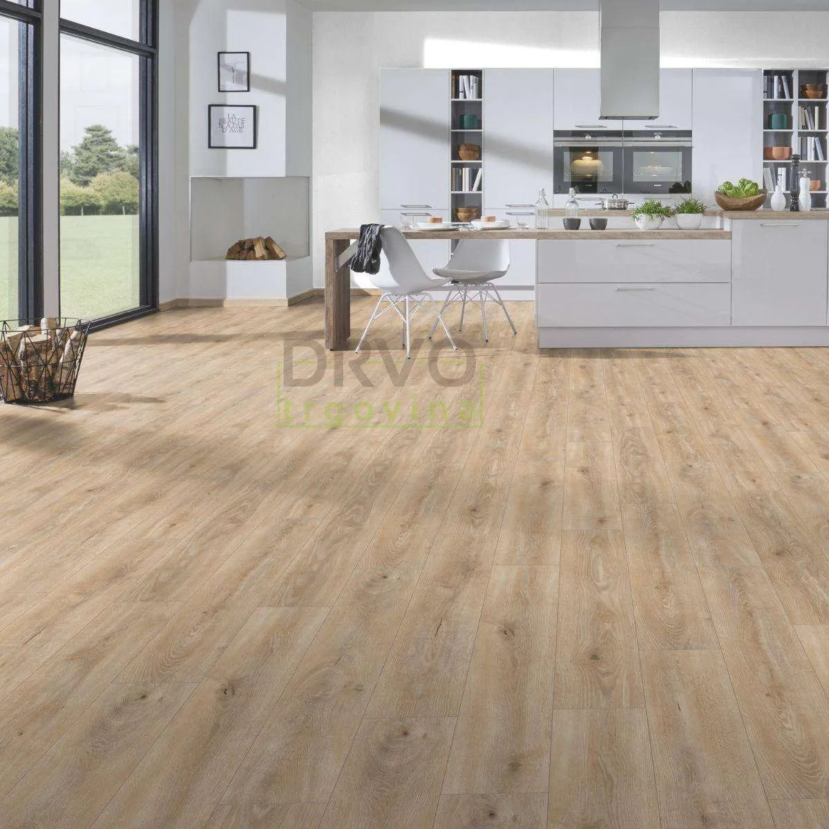 LAMINAT 12mm/Kl.33 KRONOSTEP PURE+ V FUGA K469x HRAST TORTILLA p=1,507m2 