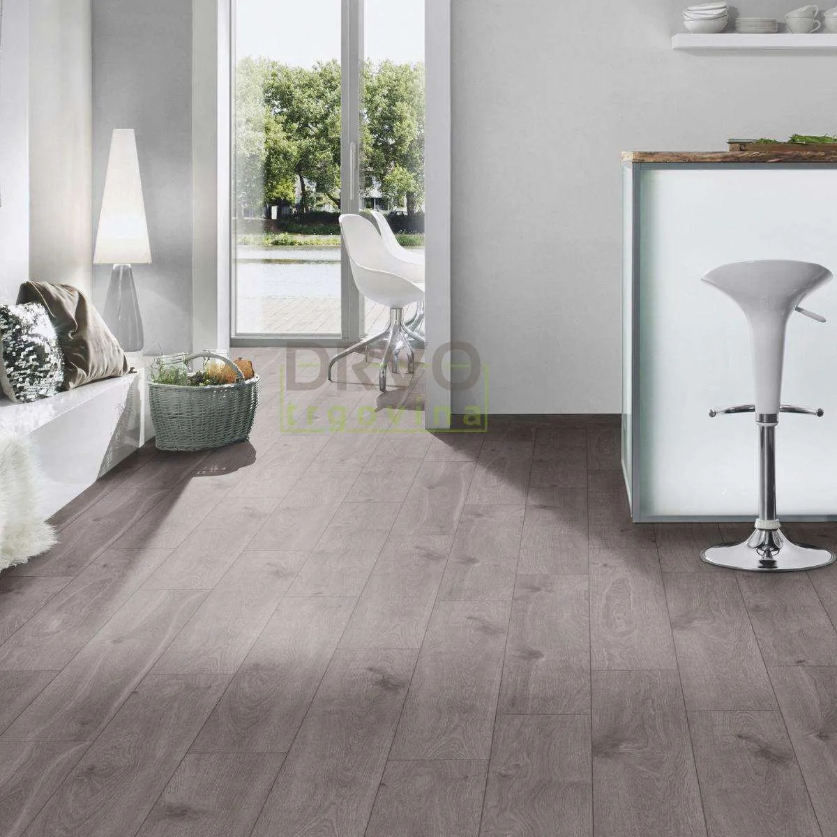 LAMINAT  8mm/Kl.33 ORGANIC Orca PURE + K395 HRAST TORNADO p=2,26 m2 