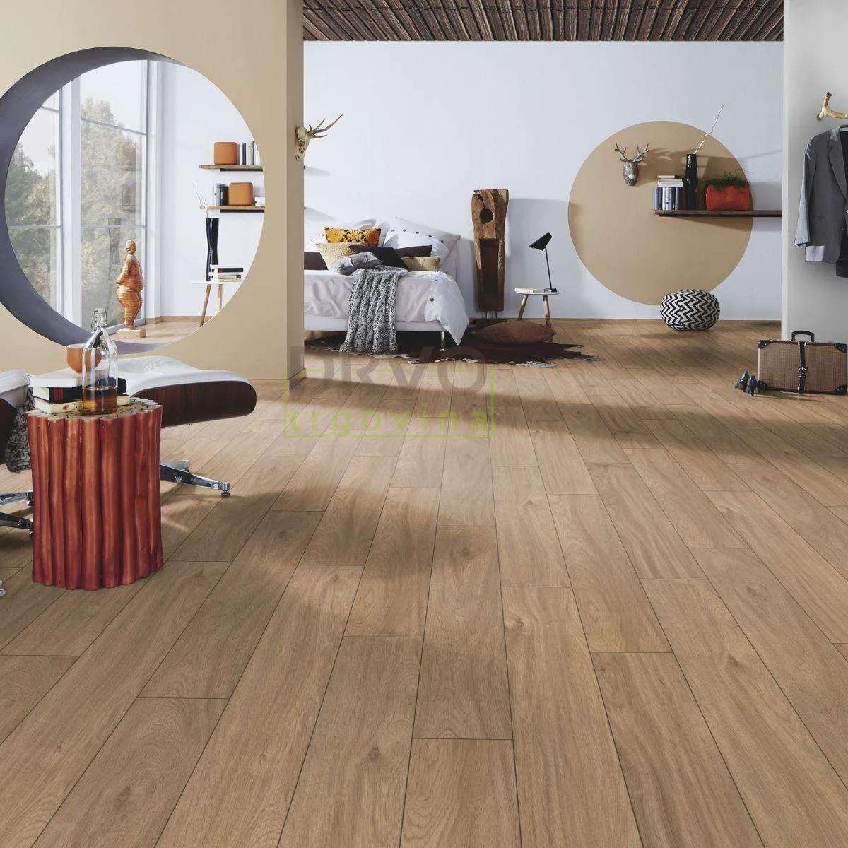 LAMINAT  8mm/Kl.32 SUPER NATURAL CLASSIC PURE+ K338 HRAST CREDENZA p=2,260 m2 