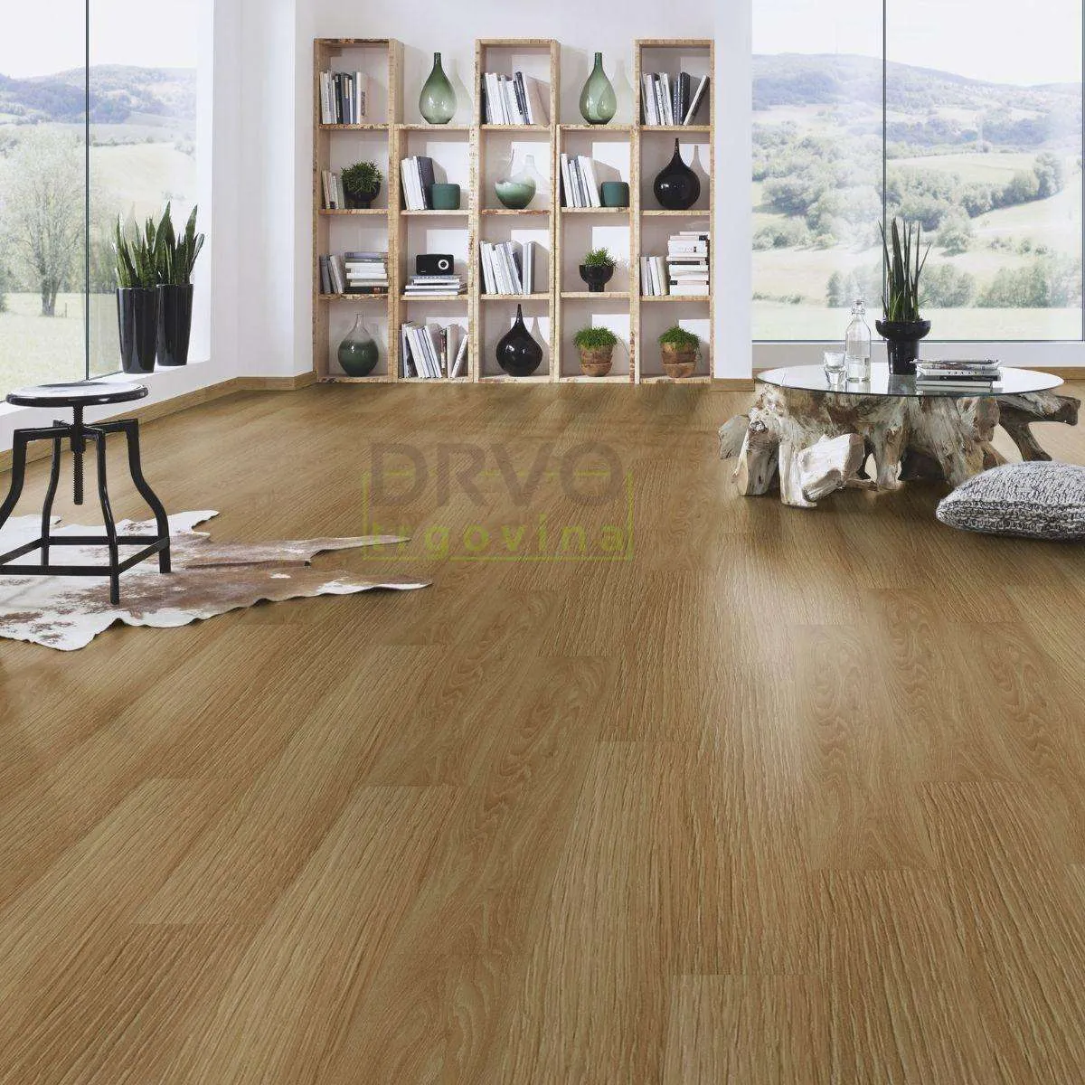 LAMINAT 12mm/Kl.33 KRONOSTEP PURE+ MO.RE K627 HRAST CARAMEL p=1,507 m2 