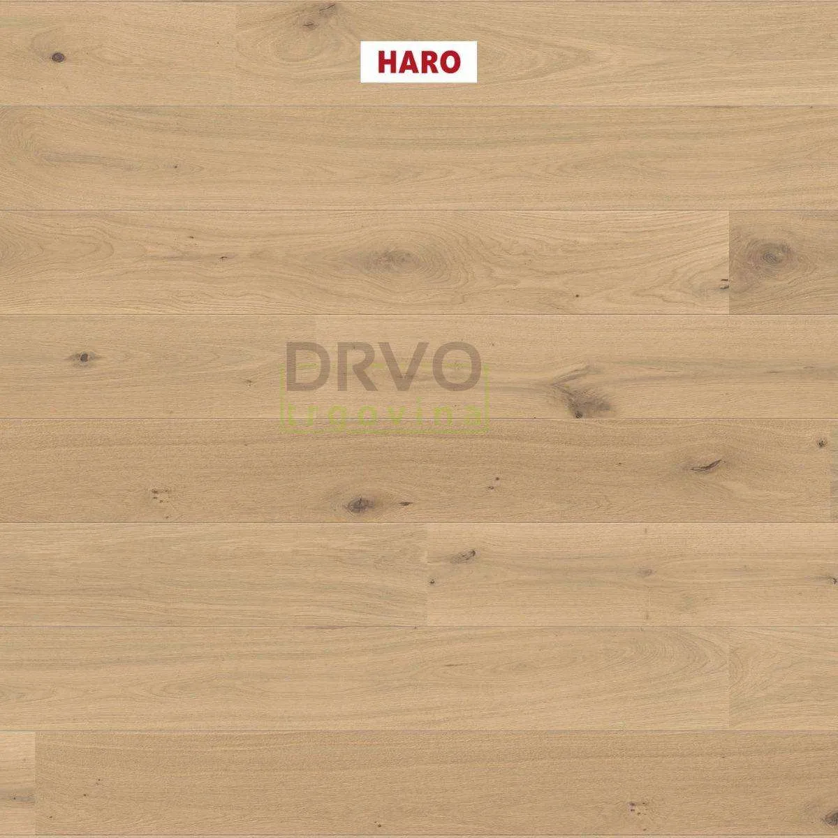 PARKET PANEL 1-S HARO HRAST LIGHT WHITE Universal 2V lakMAT 534 603 x 12/180/2200 mm p=2,38 m2 