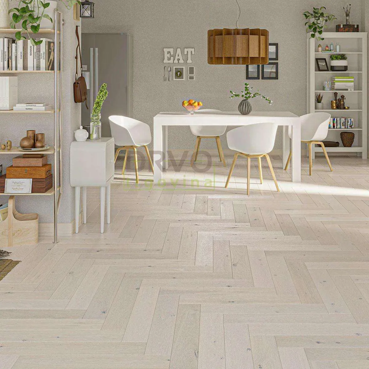 PARKET RIBLJA KOST HERRINGBONE CAPPUCCINO 725/130/14 mm p=0,65 m2 