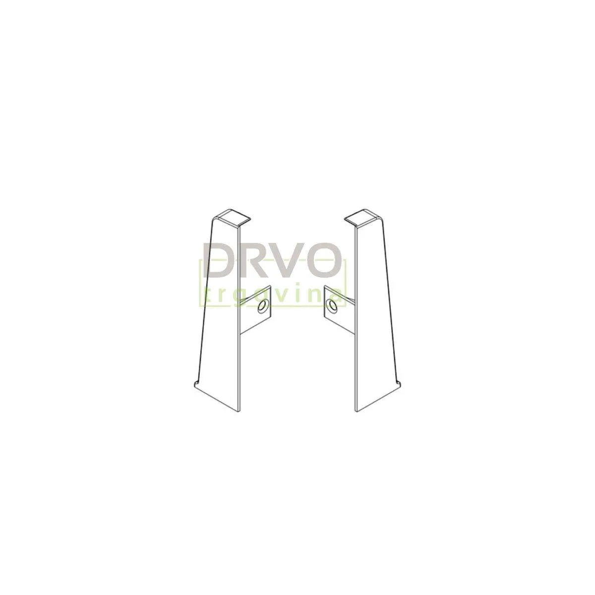 PVC ZAVRŠETAK ZA LETVICE HI LINE M135 