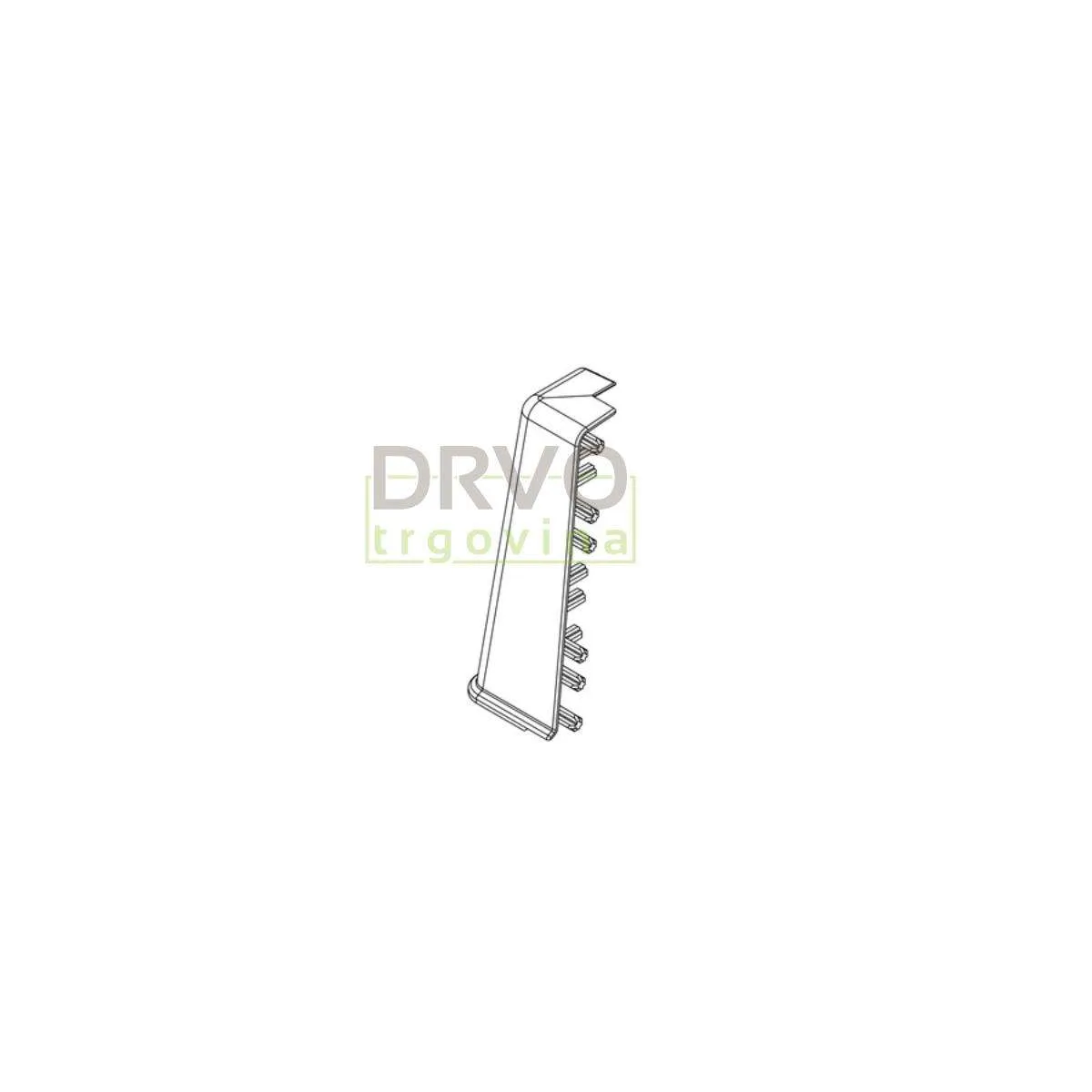 PVC KUT VANJSKI ZA LETVICE HI LINE M163 