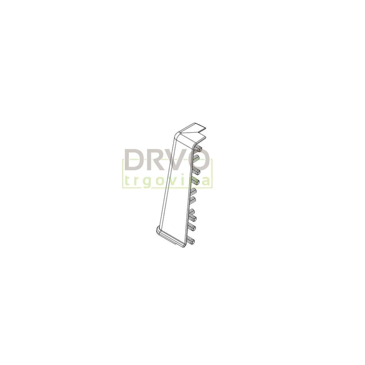 PVC KUT VANJSKI ZA LETVICE HI LINE M175 