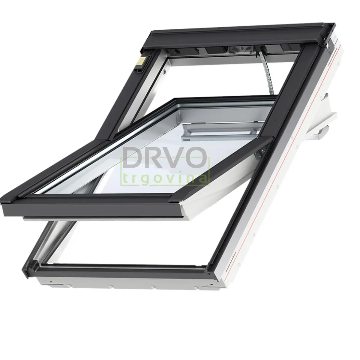 VELUX PREMIUM KROVNI PROZOR, BIJELA BOJA, ELEKTRIČNO NAPAJANJE, STAKLO 70 