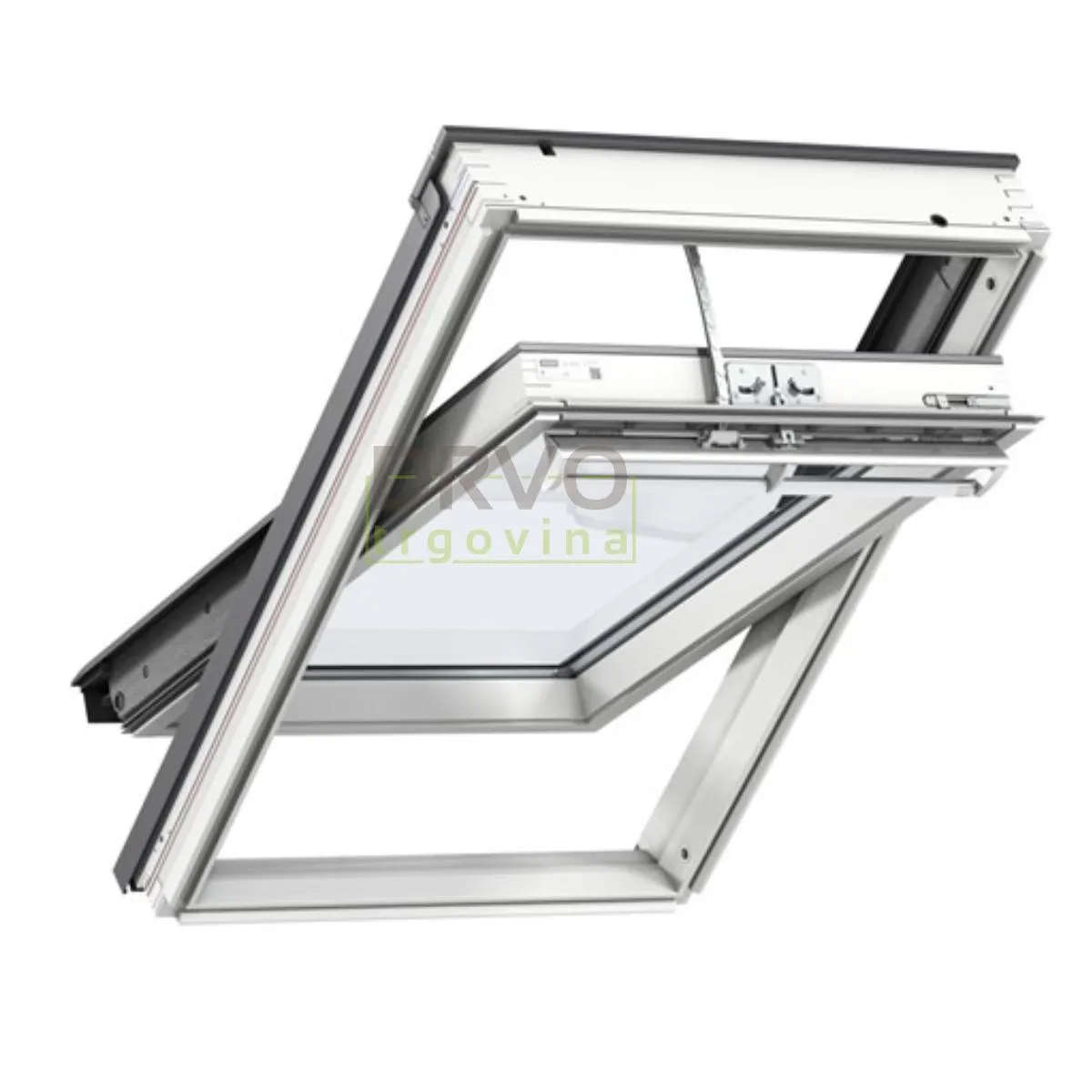 VELUX PREMIUM KROVNI PROZOR, BIJELA BOJA, ELEKTRIČNO NAPAJANJE, STAKLO 70 