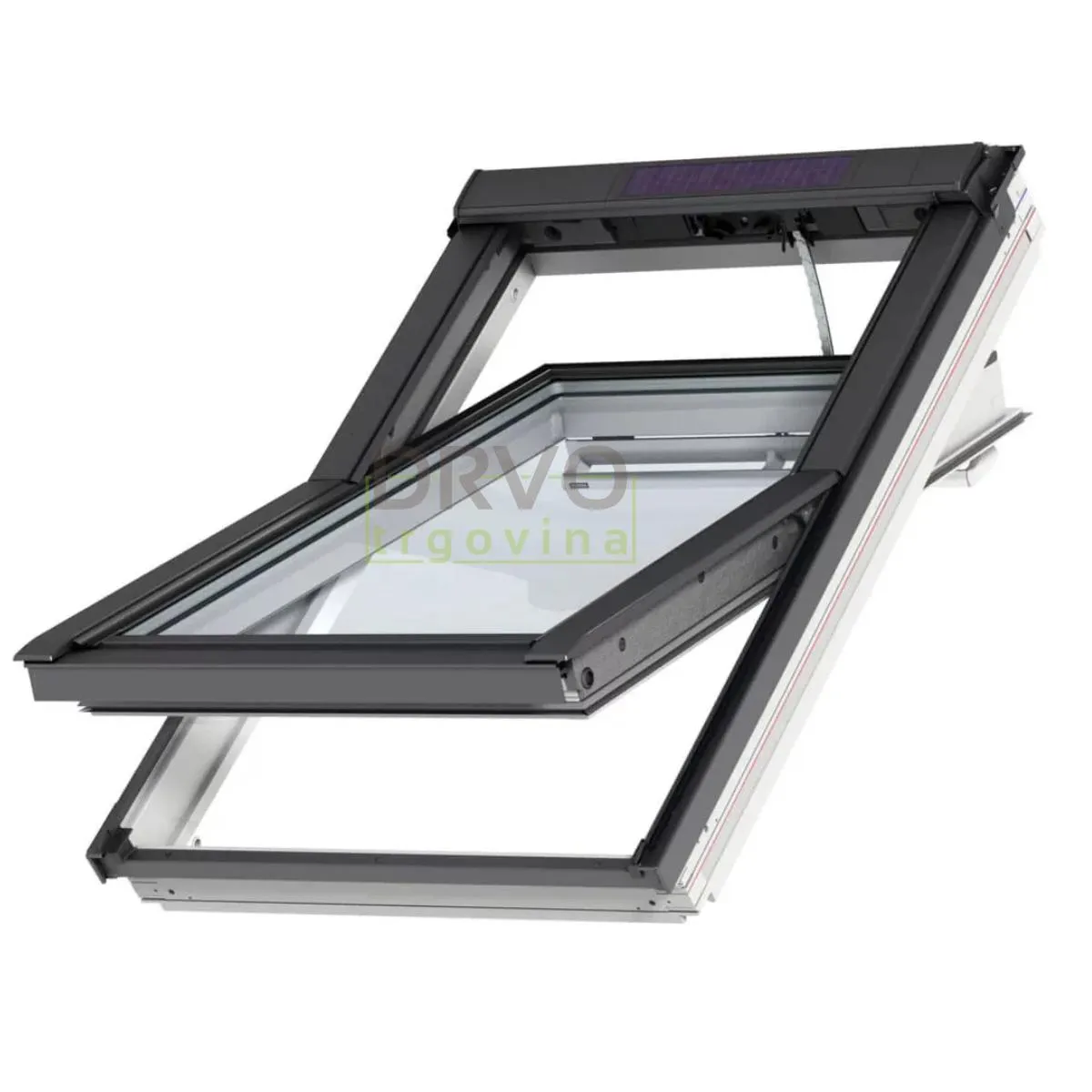 VELUX PREMIUM KROVNI PROZOR, BIJELA BOJA, SOLARNO NAPAJANJE, STAKLO 70 