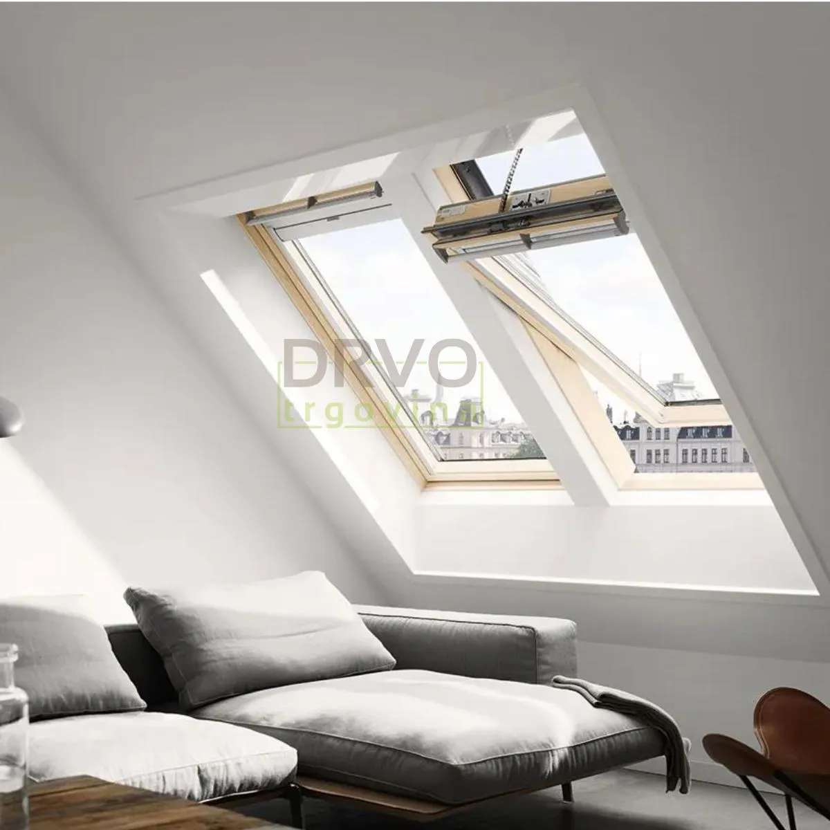 VELUX PREMIUM KROVNI PROZOR, BEZBOJNI LAK, SOLARNO NAPAJANJE, STAKLO 70 
