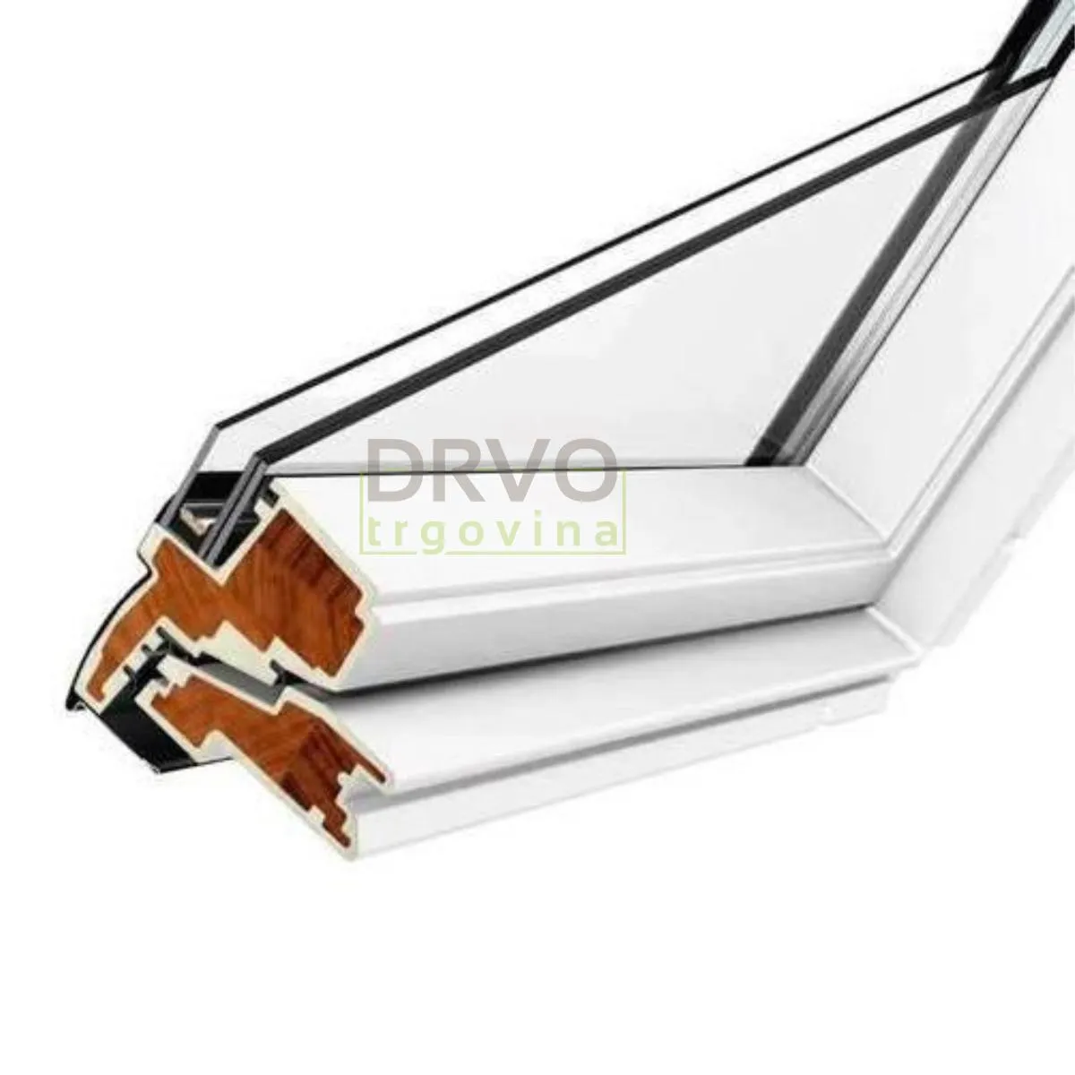 VELUX PREMIUM KROVNI PROZOR, BIJELI POLIURETAN, SOLARNO NAPAJANJE, STAKLO 70 