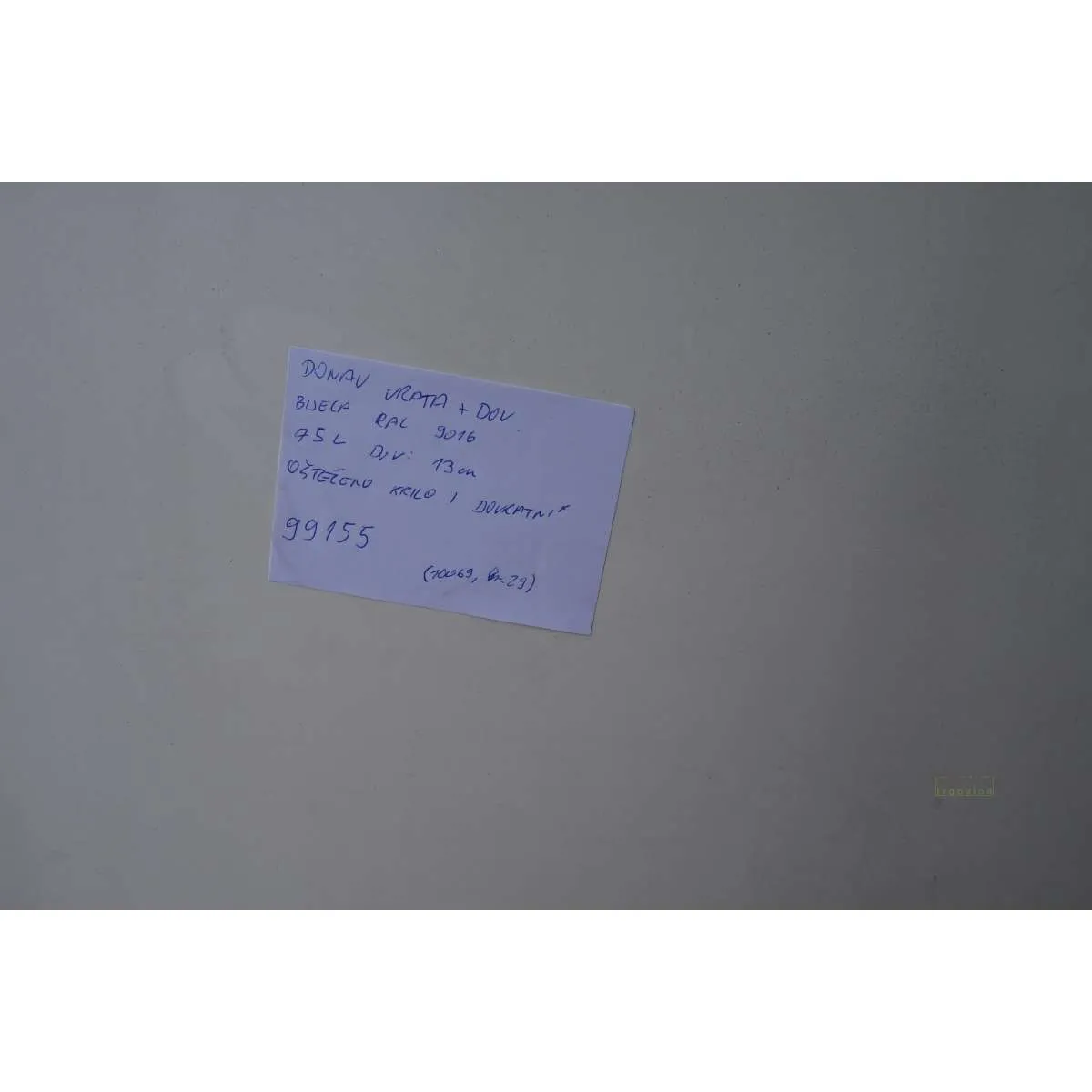 VRATA SA SKRIVENIM PANTIMA I MAGNETSKOM BRAVOM CPL UNUTARNJA Cpl 0011 Bijela, 77x200x15 cm, D 